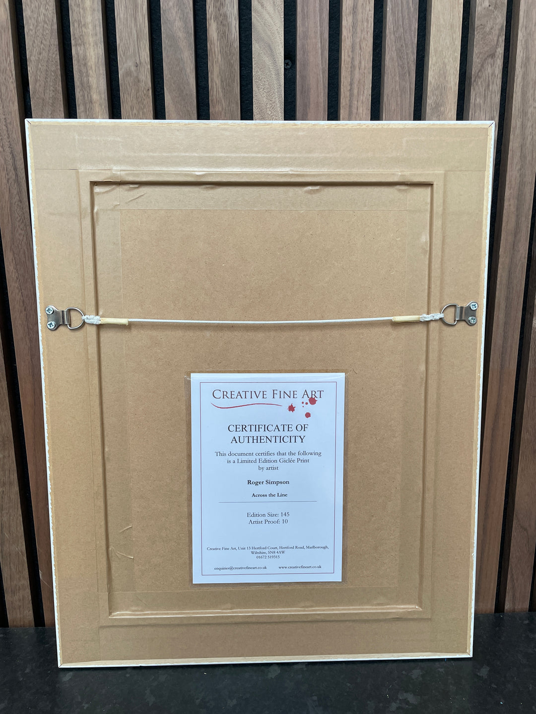 Across The Line By Roger Simpson (Limited Edition) - TheArtistsQuarter