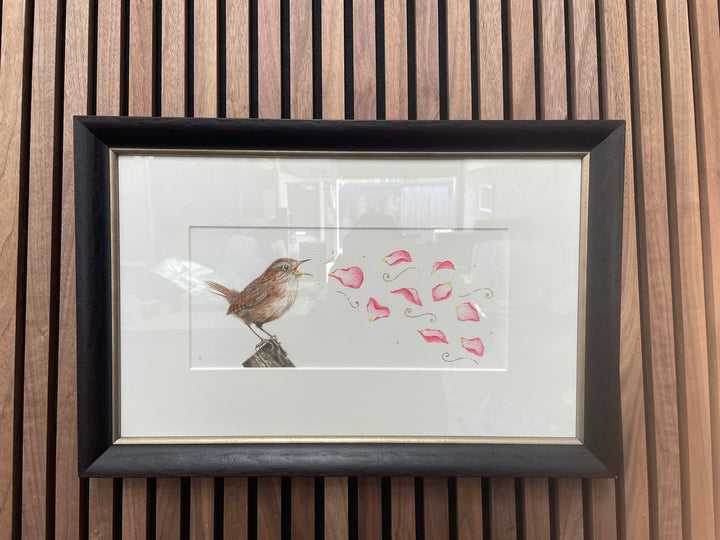 Bird Petals By Sarah Ewing (Original) - TheArtistsQuarter