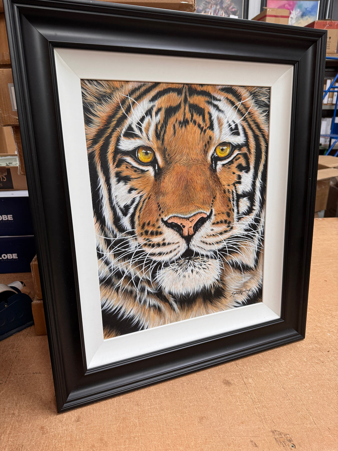 Tiger By Sophie Kilpatrick (Original) Ex Gallery Seconds - no visible damage - TheArtistsQuarter