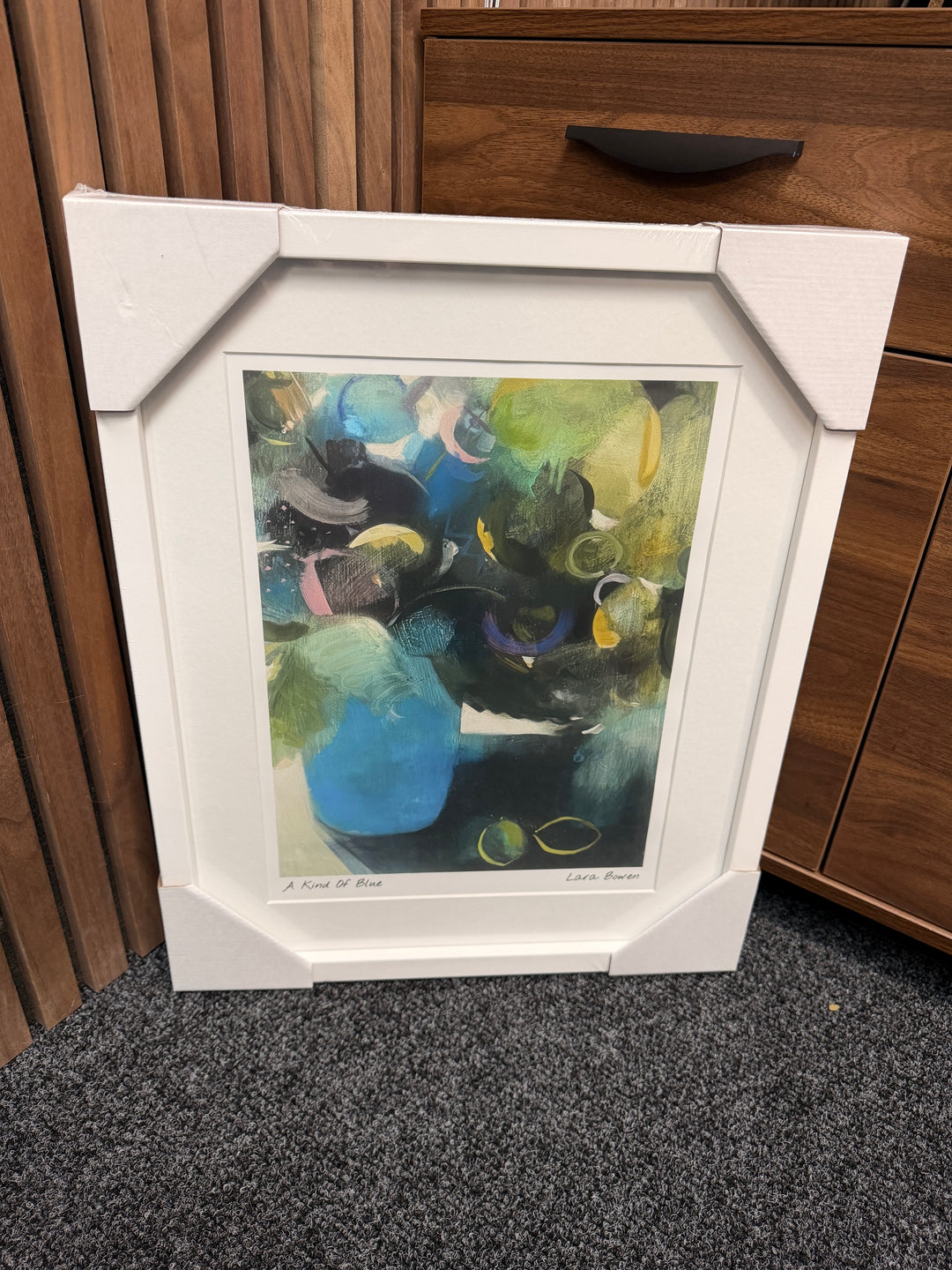 A Kiss of Blue by Lara Bowen - 43 x 55 cm