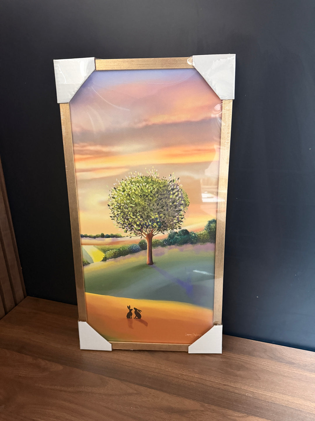 Golden Tree & Hares by Catherine Stephenson