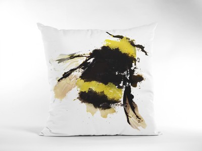 Bumblebee Cushion By Aimee Linzi - TheArtistsQuarter