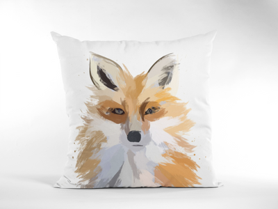 Fox Cushion By Aimee Linzi - TheArtistsQuarter