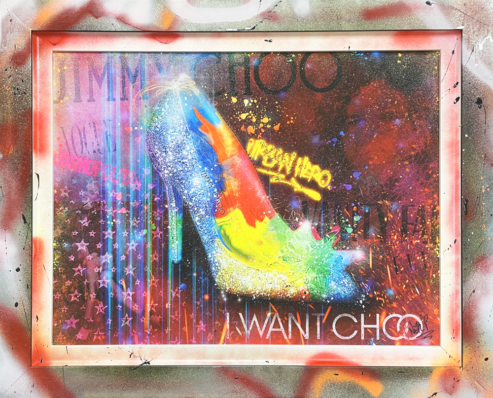 I Want Choo (Jimmy Choo) By Neil Pengelly *THREE WEEK DELIVERY* - TheArtistsQuarter