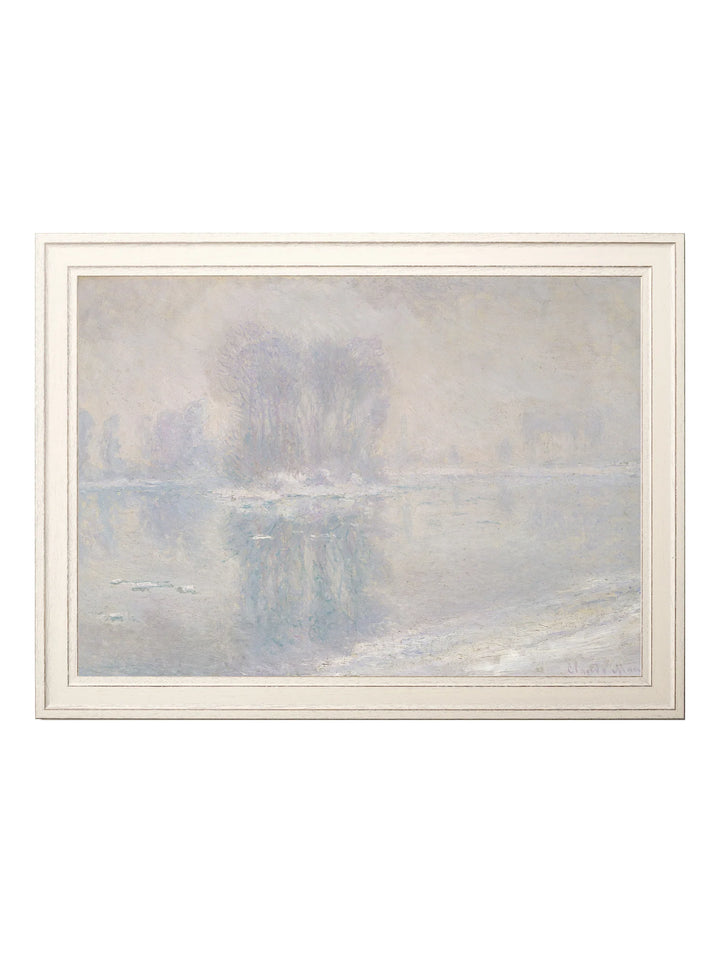 Ice Floes (1893) - Claude Monet Painting Framed Print - TheArtistsQuarter