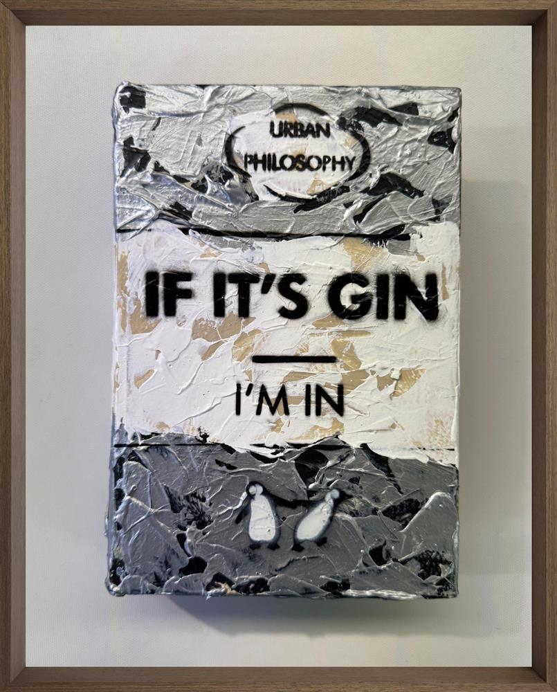 If It's Gin - Mini Storybook by Hue Folk (Original) - TheArtistsQuarter