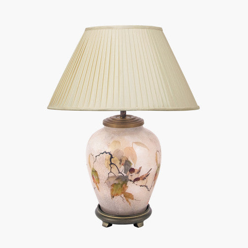 Jenny Worrall 17cm Chinese Bird Small Glass Table Lamp Base *AWAITING STOCK* - TheArtistsQuarter