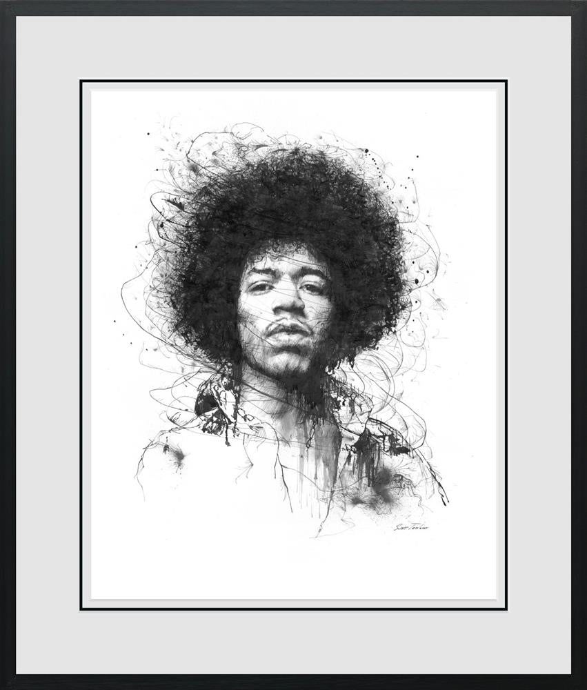 Jimi Hendrix II by Scott Tetlow (Limited Edition) - TheArtistsQuarter