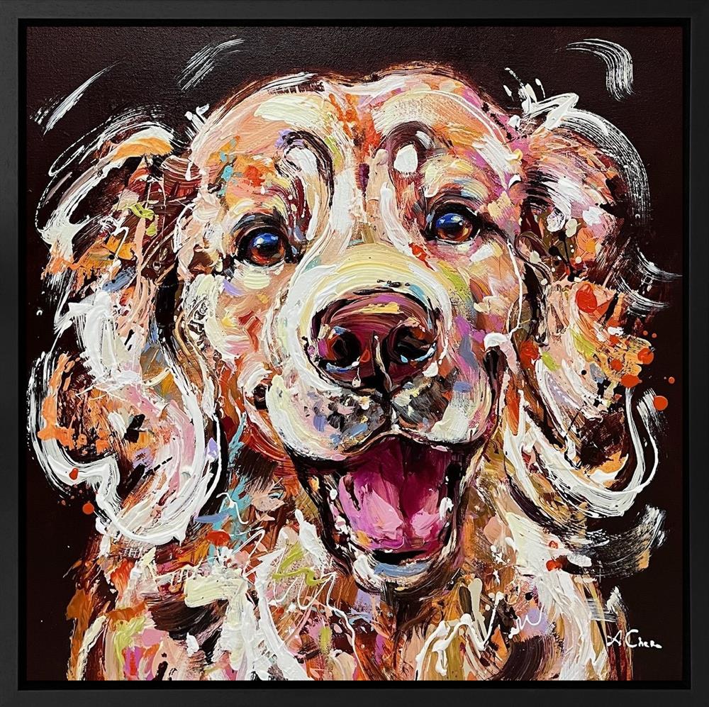 Joy On Four Paws by Anna Cher (Original) - TheArtistsQuarter