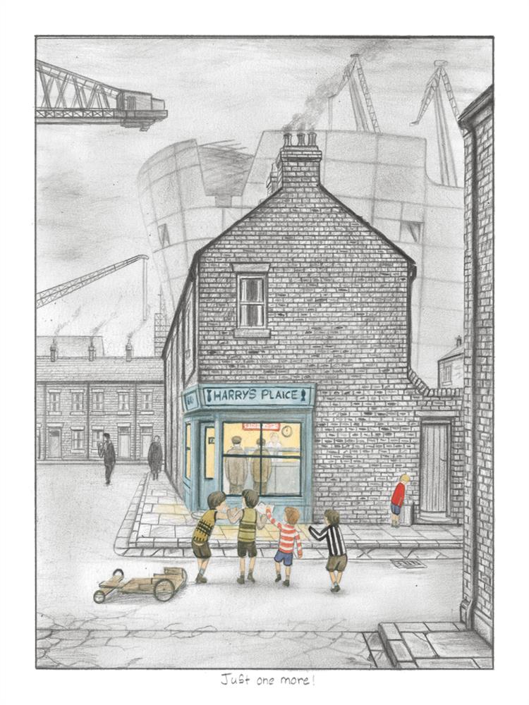 Just One More! - Sketch by Leigh Lambert - TheArtistsQuarter