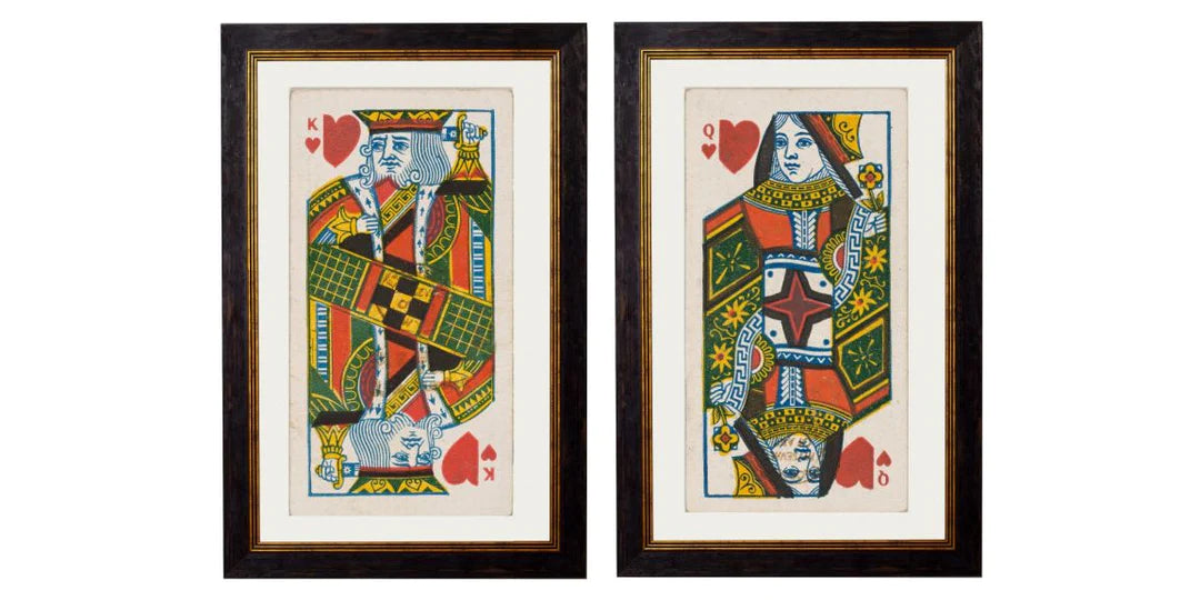 c1888 King & Queen of Hearts - TheArtistsQuarter