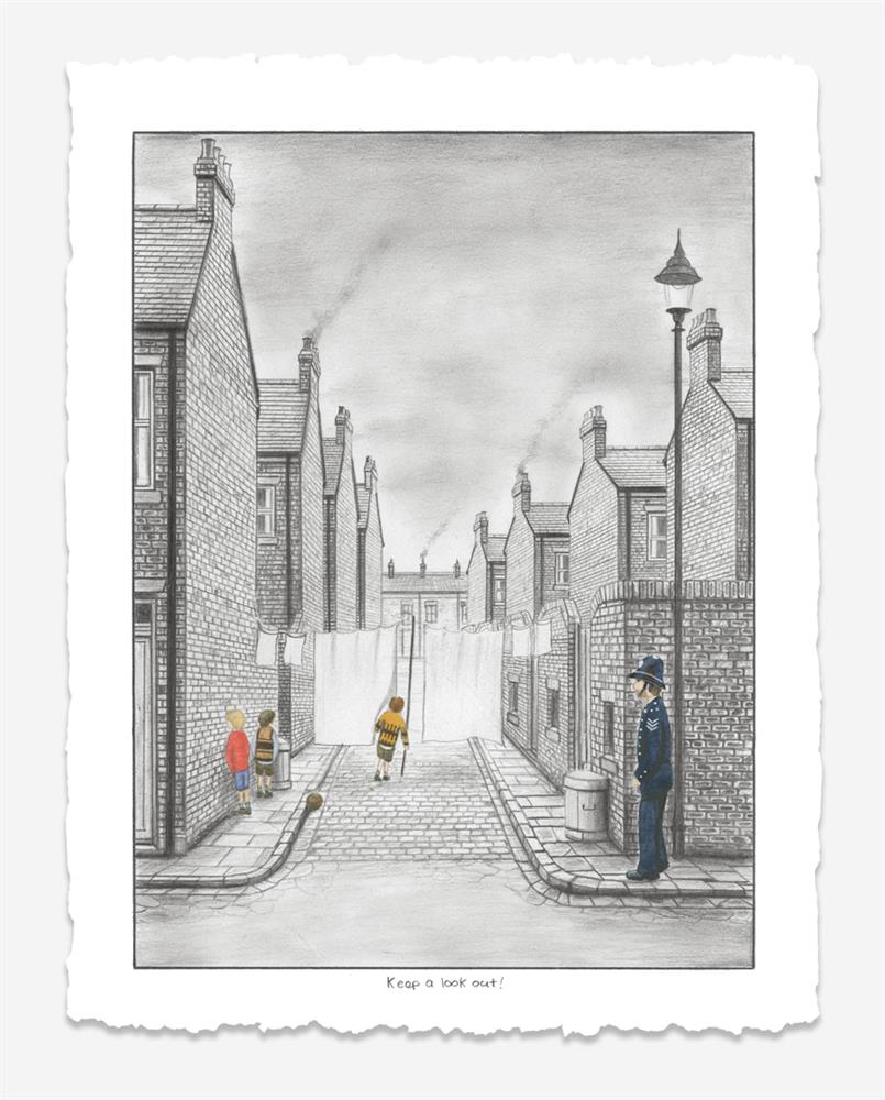 Keep A Look Out! - Deluxe Sketch by Leigh Lambert - TheArtistsQuarter