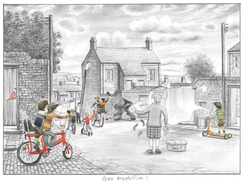 Get Peddlin - Sketch by Leigh Lambert - TheArtistsQuarter