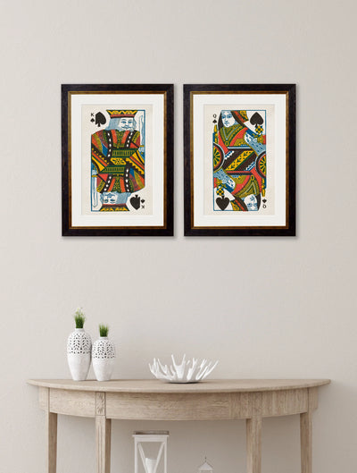 King & Queen Of Spades Print - TheArtistsQuarter