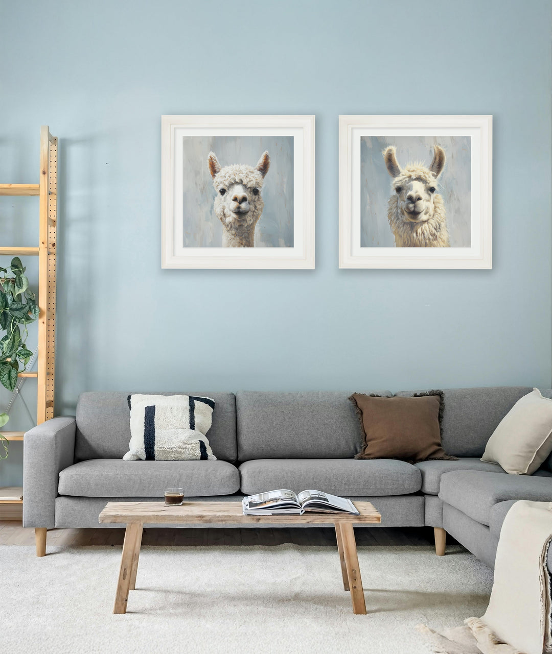 The Goofy Alpaca - Cream Hurstwood Square Frame