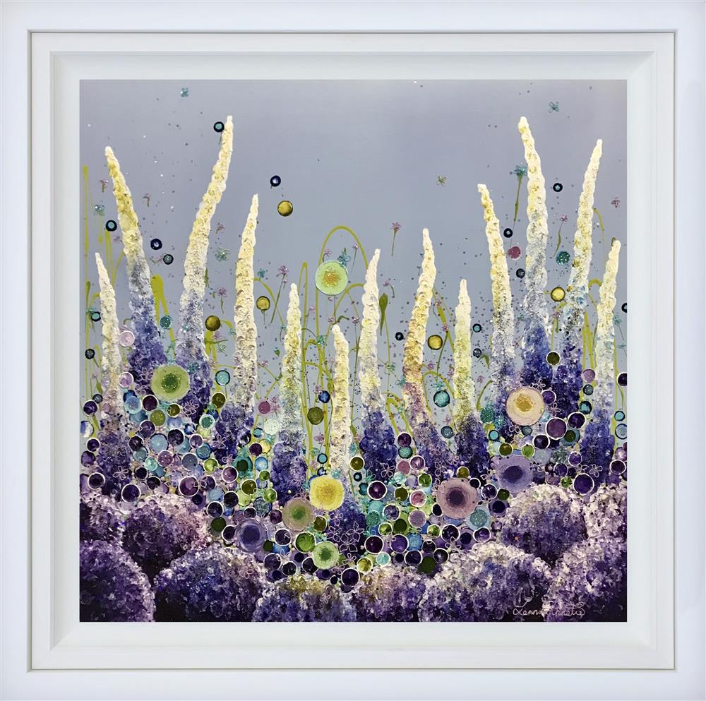 Lapis Blossom by Leanne Christie (Original) - TheArtistsQuarter