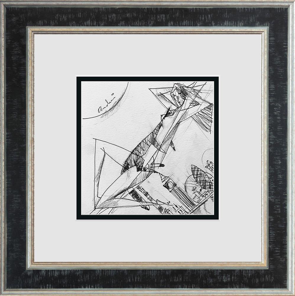 Laying In London - Study by Andrei Protsouk (Original) - TheArtistsQuarter