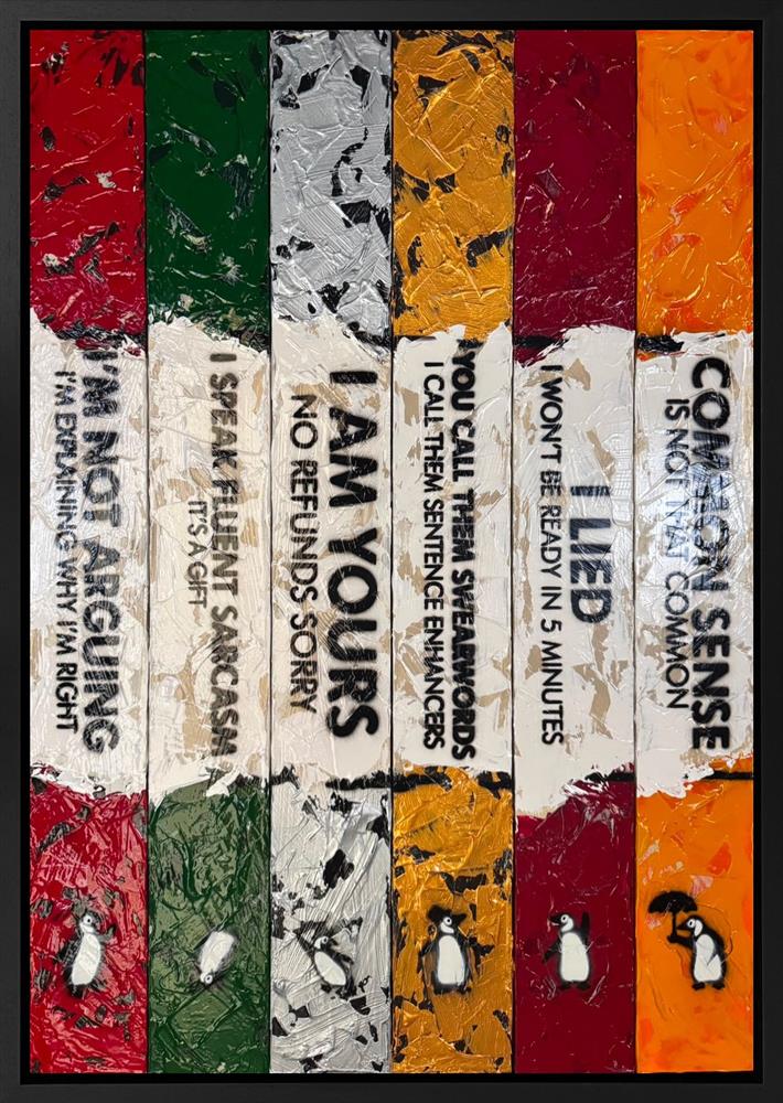 Life Is A Bookcase (6 Books) XX by Hue Folk (Original) - TheArtistsQuarter