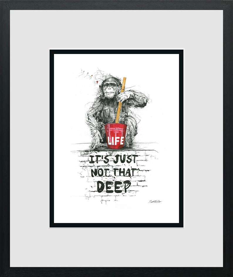 Life, It's Just Not That Deep - Miniature by Scott Tetlow - TheArtistsQuarter