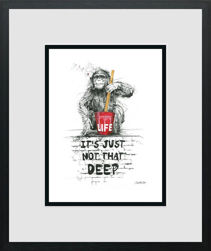Life, It's Just Not That Deep - Miniature by Scott Tetlow - TheArtistsQuarter