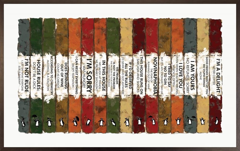 Life's A Bookcase - Antique Paper Deluxe by Hue Folk (Limited Edition) - TheArtistsQuarter