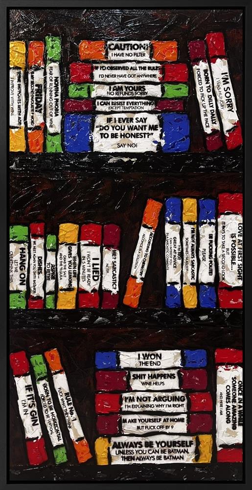Life's A Bookcase VX by Hue Folk (Original) - TheArtistsQuarter
