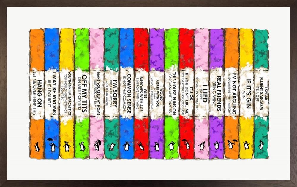 Life's A Bookcase by Hue Folk (Limited Edition) - TheArtistsQuarter