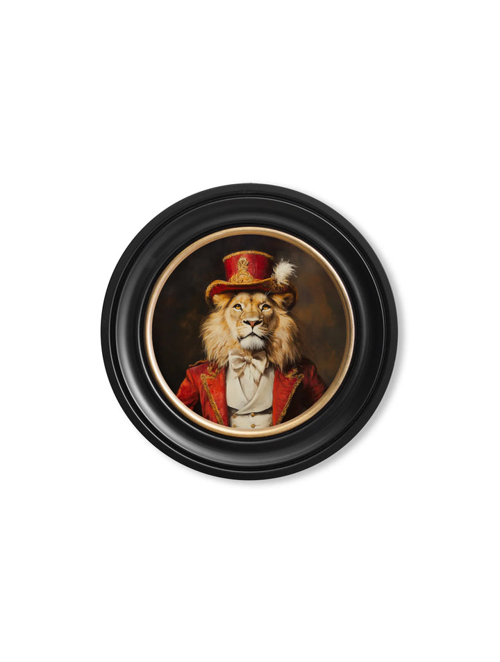 Maximum Mane - Oxford Round Frame - TheArtistsQuarter