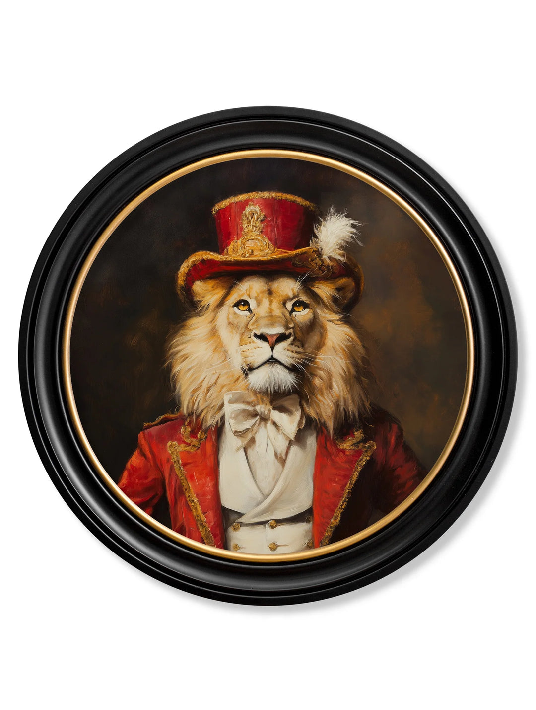 Maximum Mane - Oxford Round Frame - TheArtistsQuarter