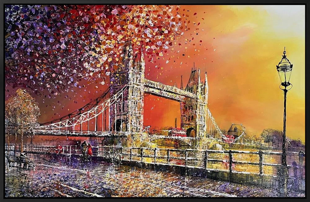 London's Golden Skies by Nigel Cooke (Original) - TheArtistsQuarter