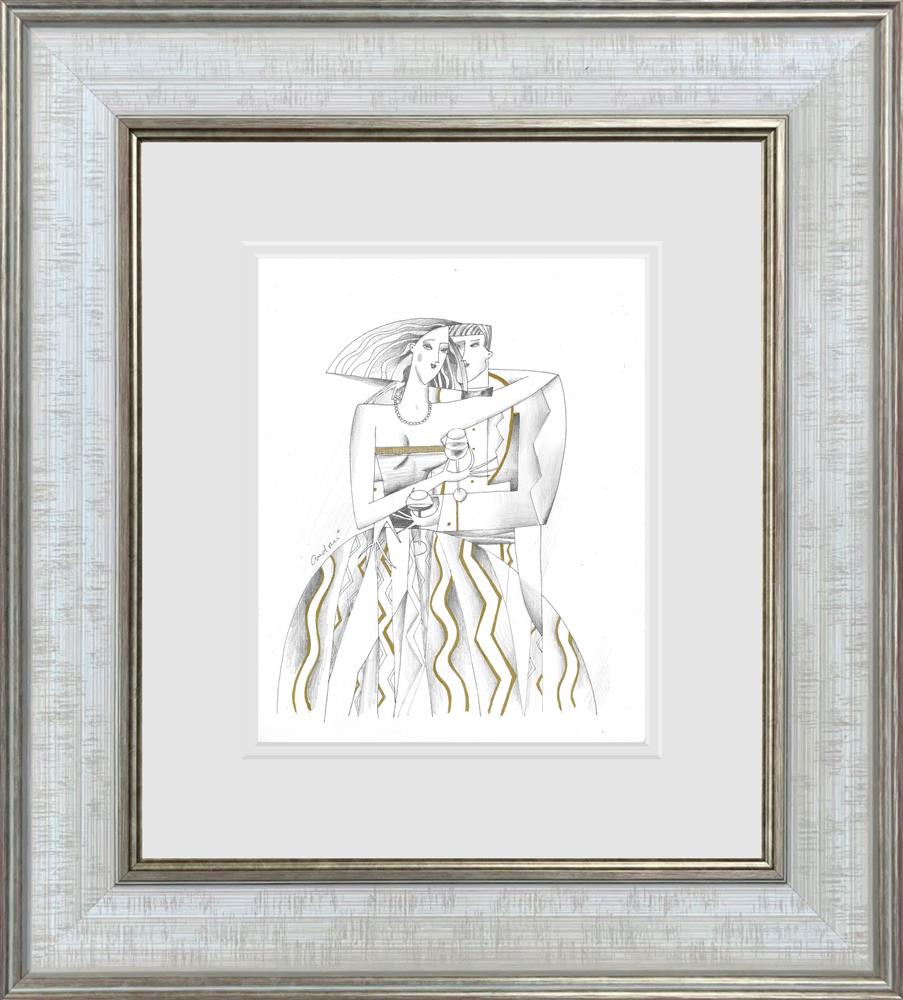Lord And Lady III - Line Study by Andrei Protsouk - TheArtistsQuarter