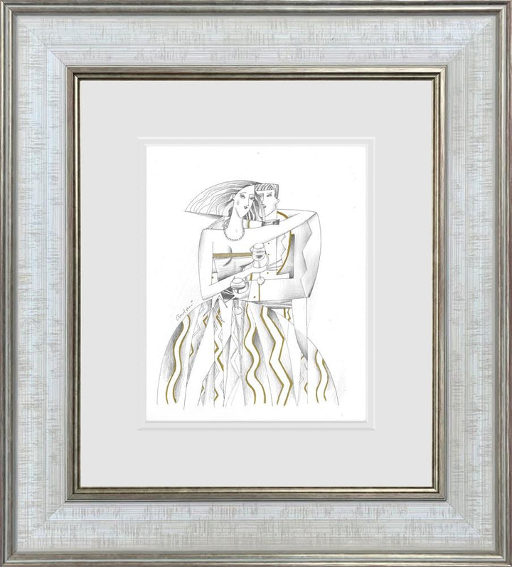 Lord And Lady III - Line Study by Andrei Protsouk - TheArtistsQuarter