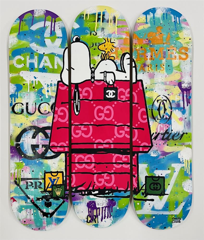 Lost In Thought - Skatedeck by Emily Crook (Original) - TheArtistsQuarter