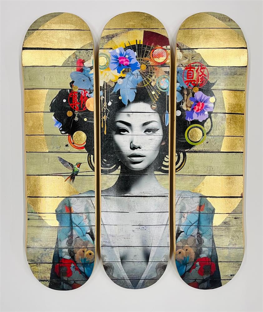 Lotus - Skate Deck by The Trunk Of Funk (Limited Edition) - TheArtistsQuarter