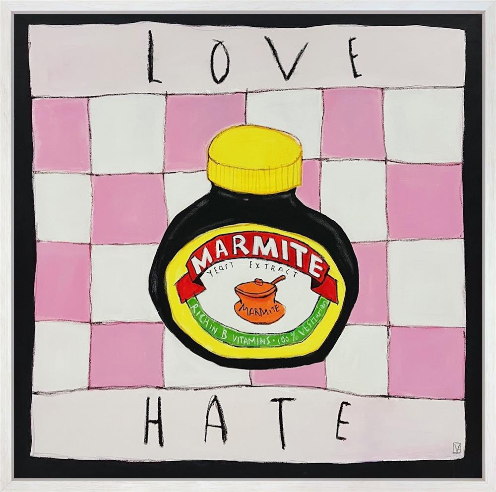 Love Hate - Canvas Deluxe by Michael Abrams (Original) - TheArtistsQuarter