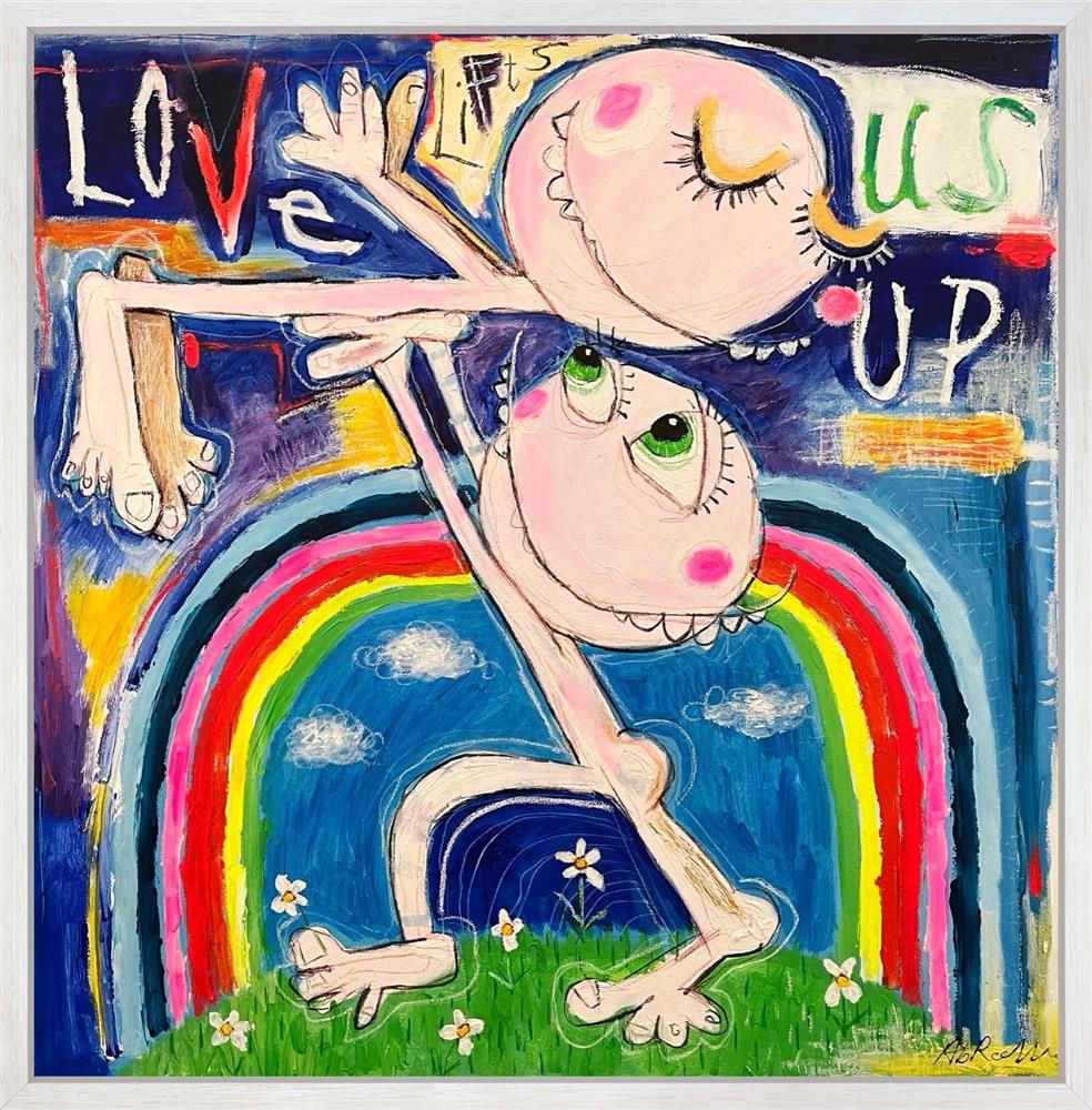 Love Lifts Us Up by Michael Abrams (Original) - TheArtistsQuarter