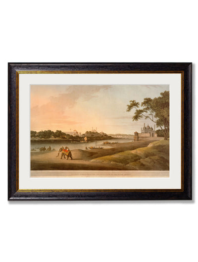 c.1802 Lucnow Taken From the Opposite Bank of the River Goomty - TheArtistsQuarter