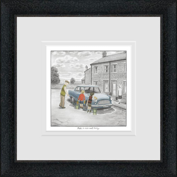 Make It Nice And Shiny - Sketch by Leigh Lambert - TheArtistsQuarter