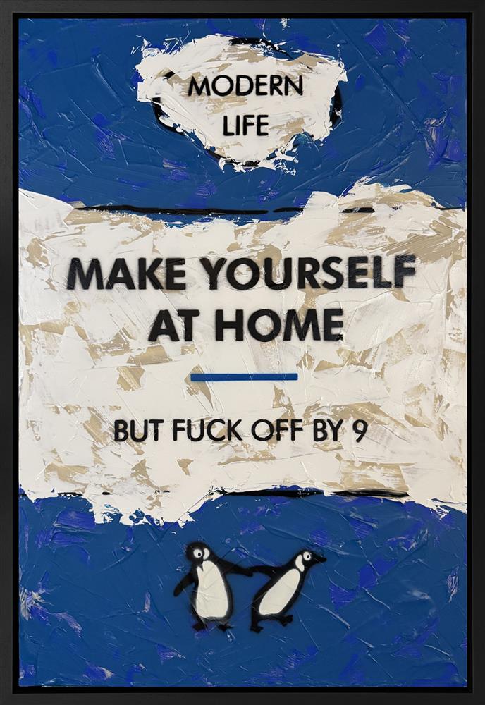 Make Yourself At Home - Canvas by Hue Folk (Original) - TheArtistsQuarter