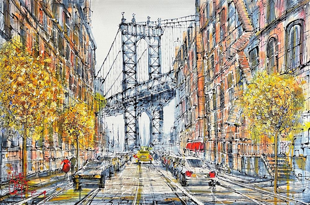 Manhattan Morning By Nigel Cooke (Signed Limited Edition on Canvas) - TheArtistsQuarter