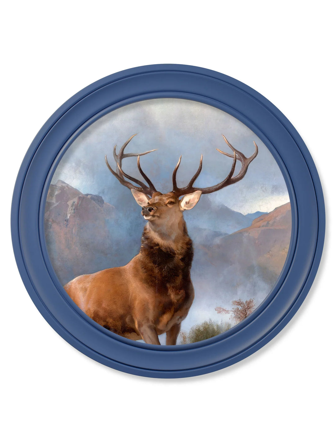 C 1851 Monarch Of The Glen Round Frame The Artists Quarter c-1851-monarch-of-the-glen-round-frame-the-artists-quarter