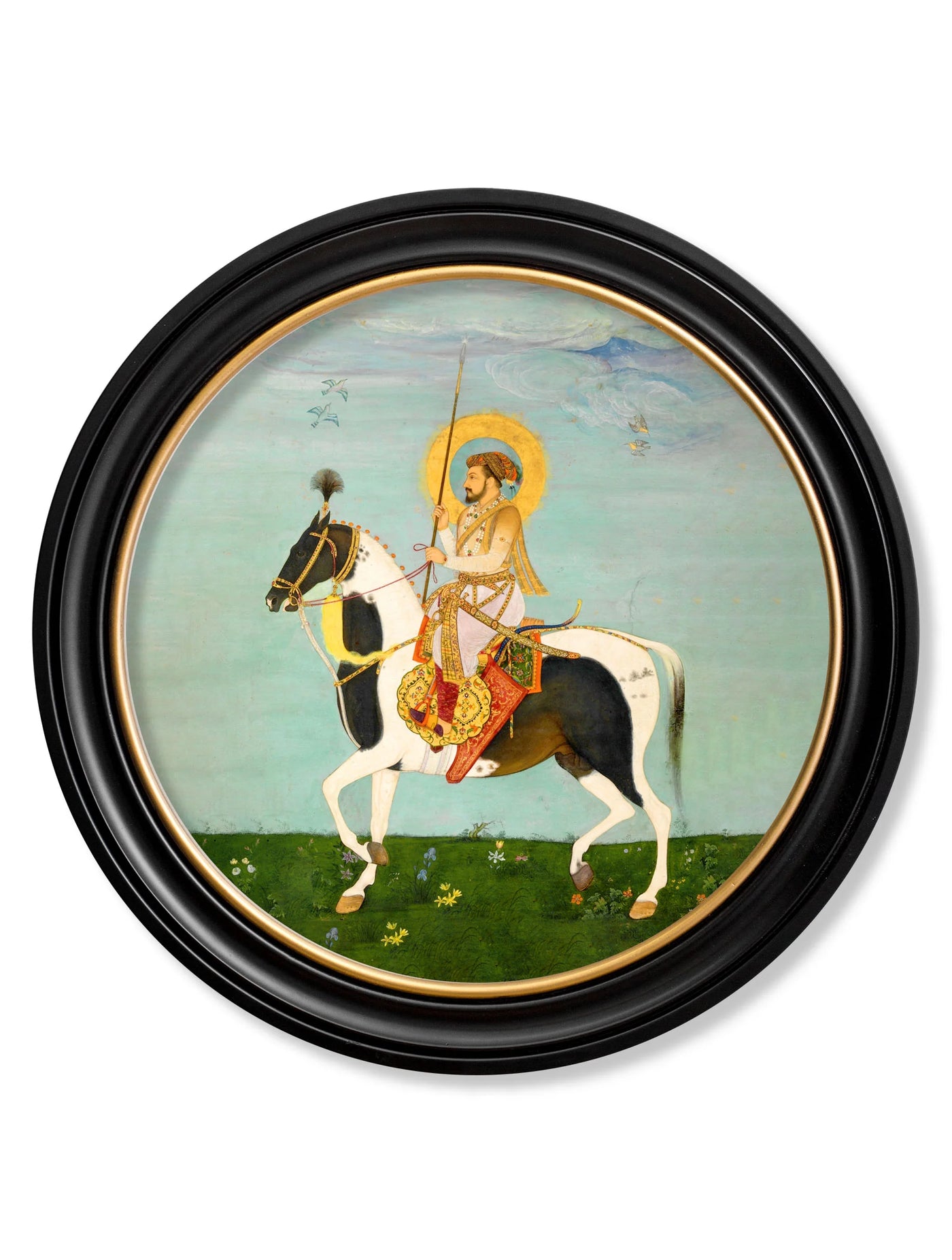 Mughals - Horsemen - Round Frames - TheArtistsQuarter