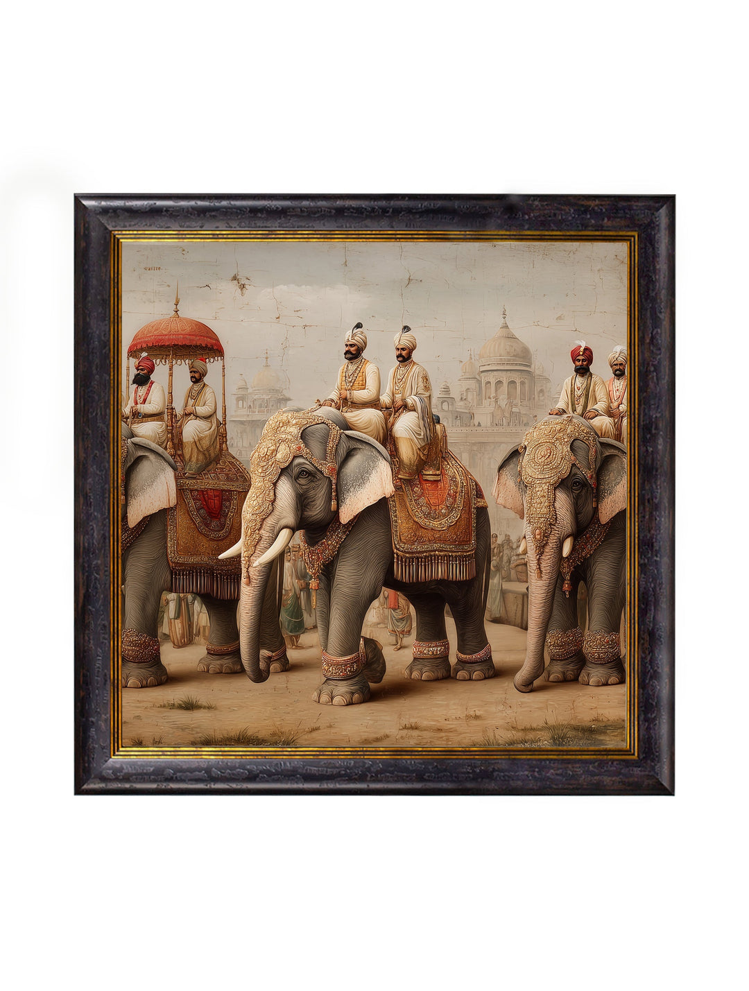 The Mughal Emperors - Oxford Square Frame
