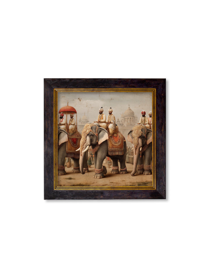 The Mughal Emperors - Oxford Square Frame