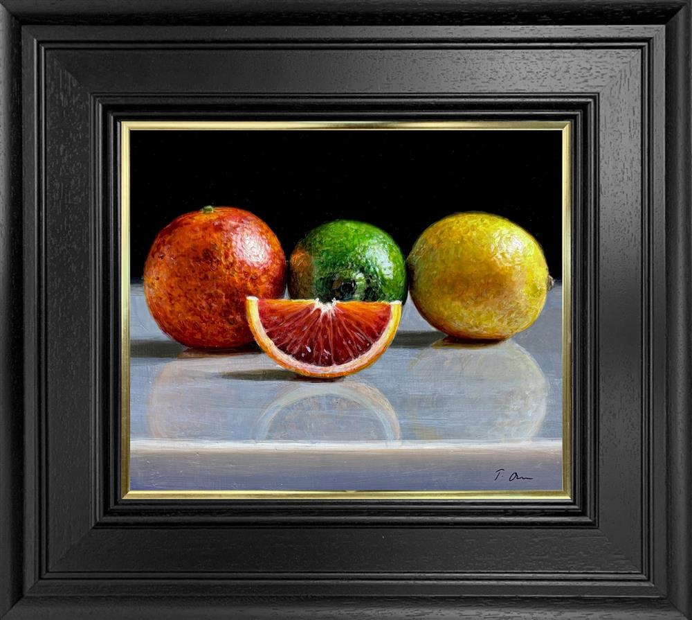 Multicoloured Citrus Row by Tony Owens (Original) - TheArtistsQuarter