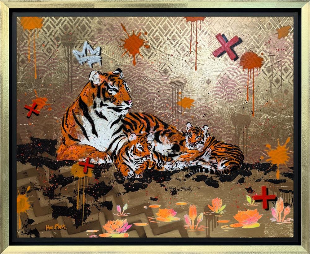 Urban Stripes V by Hue Folk (Original) - TheArtistsQuarter