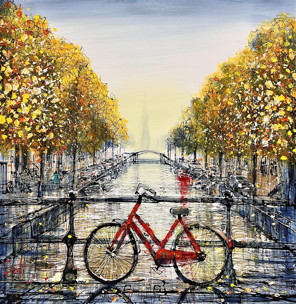 Exploring Amsterdam By Nigel Cooke (Signed Limited Edition on Canvas) - TheArtistsQuarter