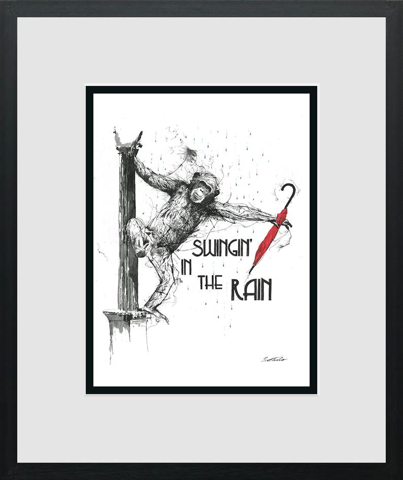 Swingin' In The Rain - Miniature by Scott Tetlow - TheArtistsQuarter