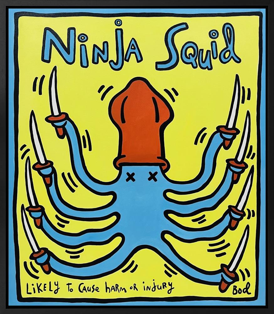 Ninja Squid - Bod Series by Michael Abrams (Original) - TheArtistsQuarter
