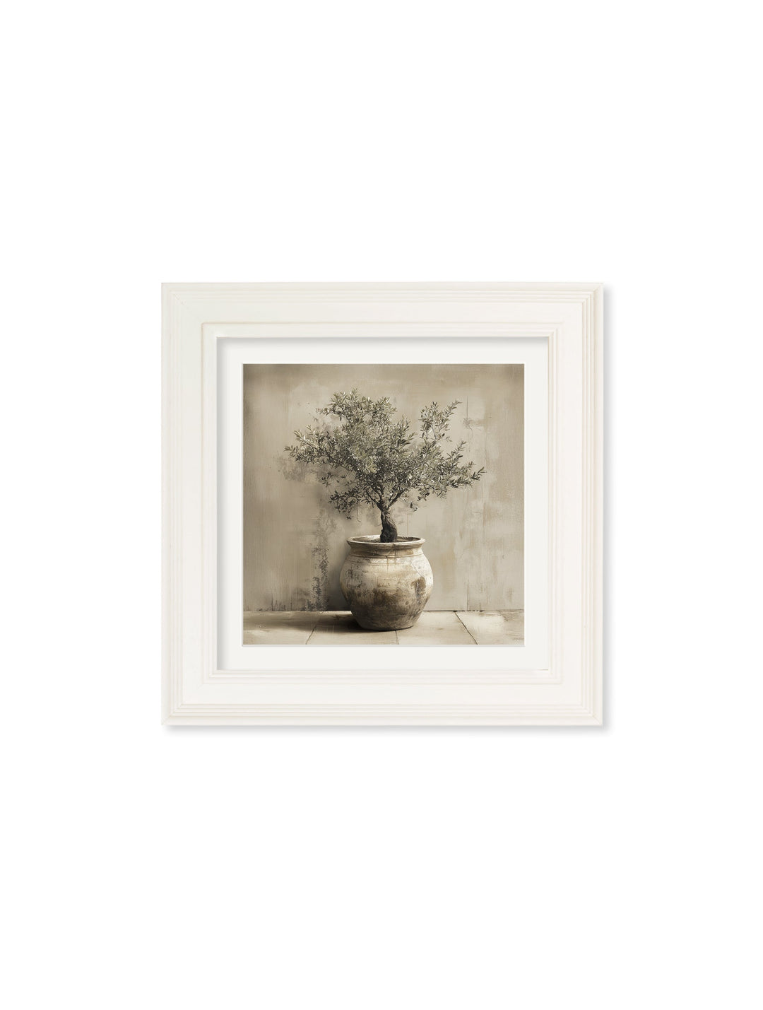 The Olive Tree - Cream Hurstwood Square Frame